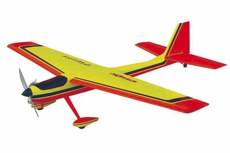 フィエスタ黄/赤 OK模型 11278 フィルム貼り完成機 スポーツ機 PILOT ラジコン