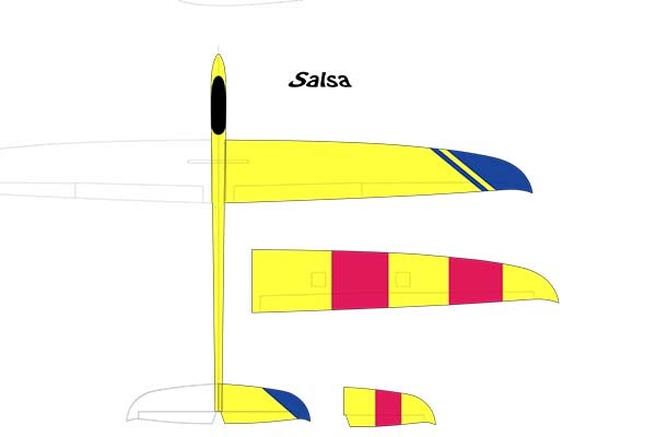 SALSA(サルサ)　黄色/翼端青　ネット限定商品
